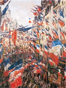 MONET Rue Montorgeuil/Flags (6787)
