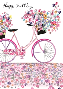 DYG070 BD Bike with flowers